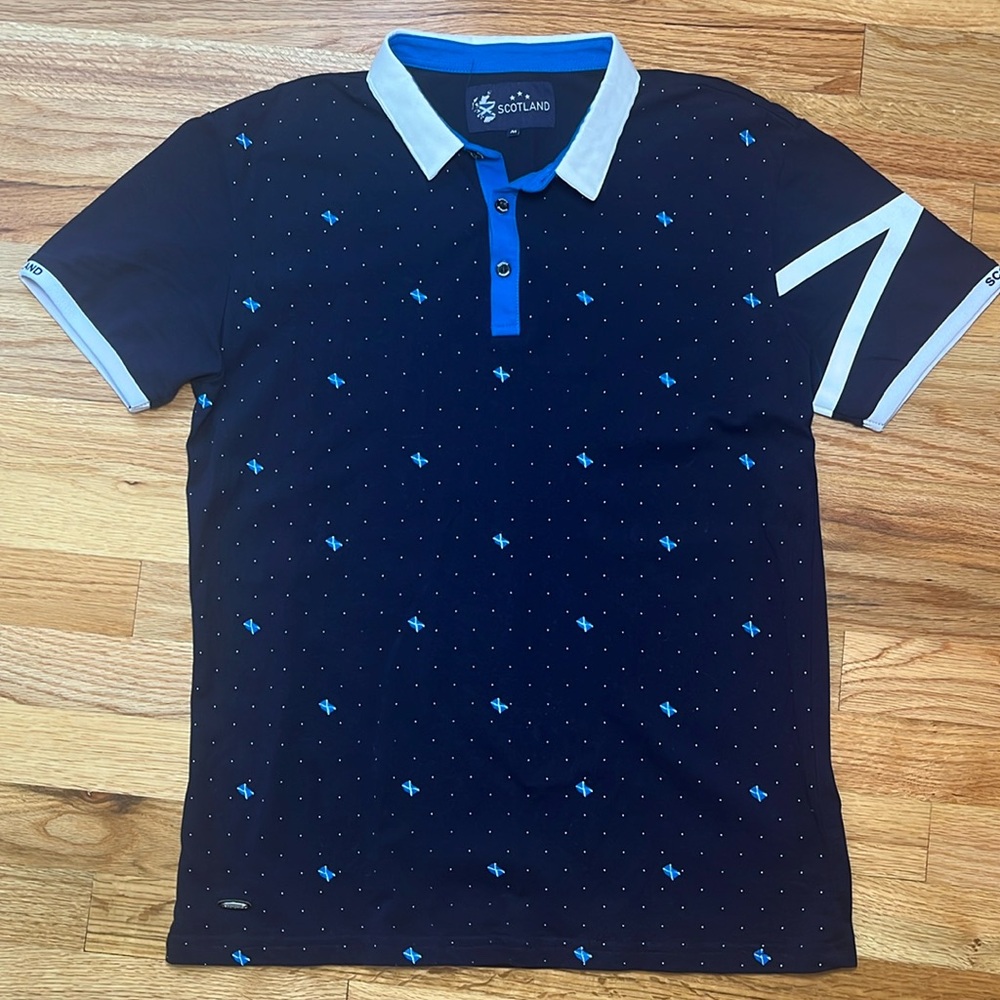 Men’s Scotland Polo Shirt Size M